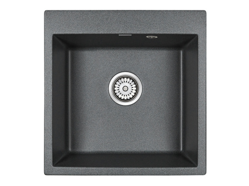 Кухонная мойка Paulmark KANTE 50 PM105152-DG 50х50 цвет серый